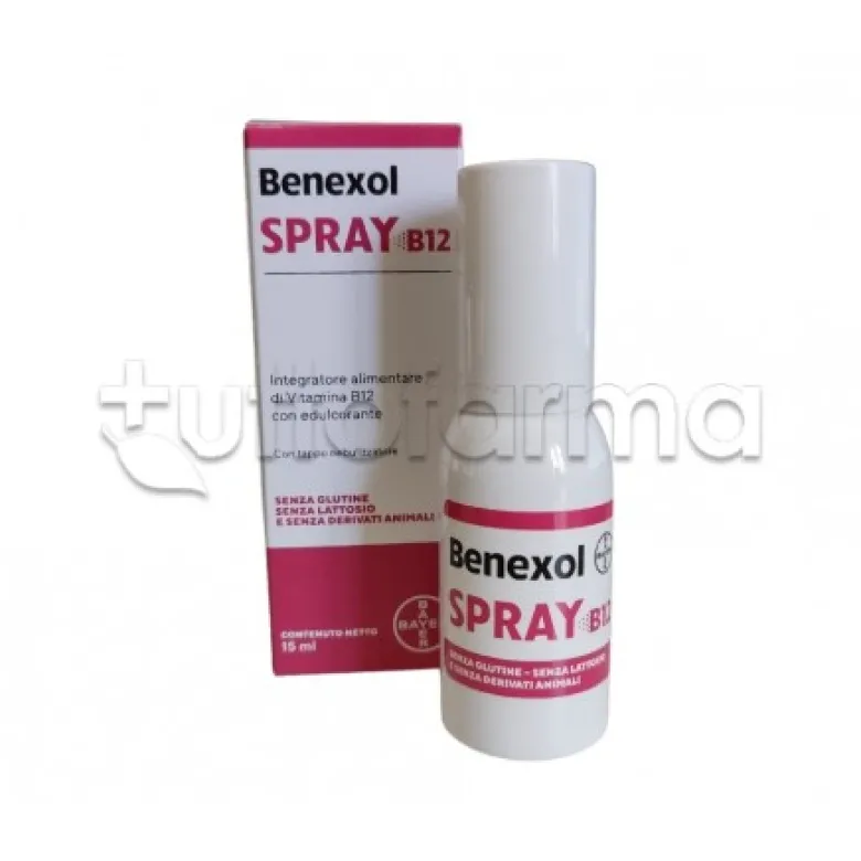 Benexol Spray Integratore Vitamina B12 Alto Dosaggio Flacone 15ml