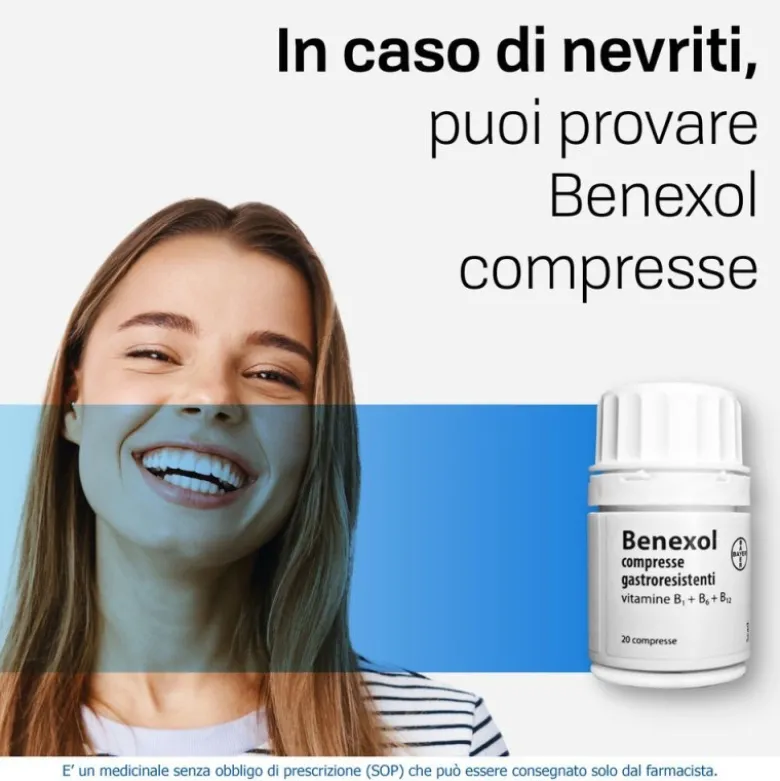 Benexol Trattamento per Carenza di Vitamine B 20 Compresse