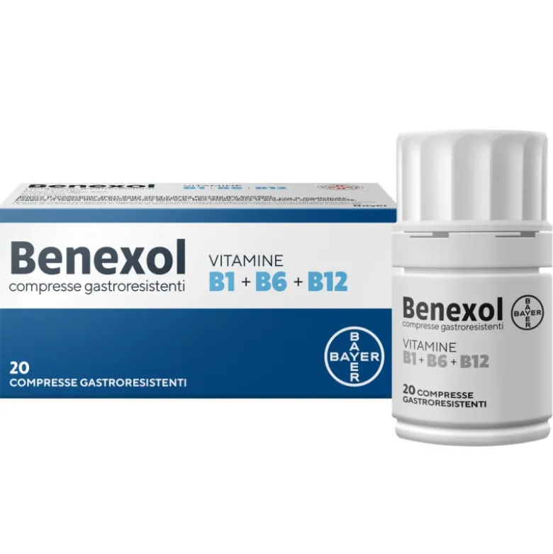 Benexol Trattamento per Carenza di Vitamine B 20 Compresse