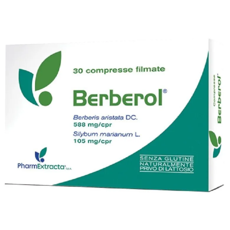 Berberol Integratore per Abbassare Glicemia e Colesterolo 30 compresse