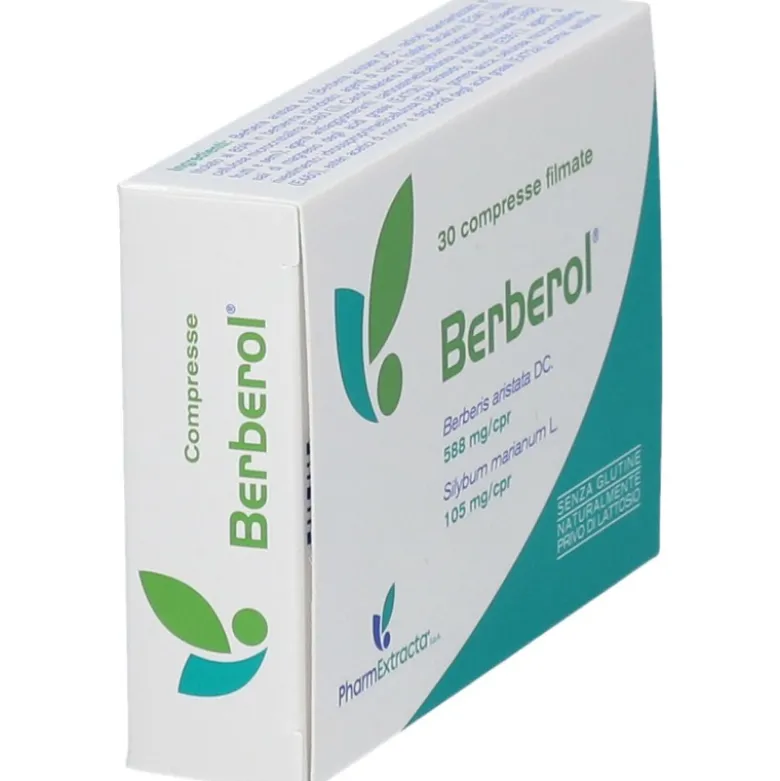 Berberol Integratore per Abbassare Glicemia e Colesterolo 30 compresse