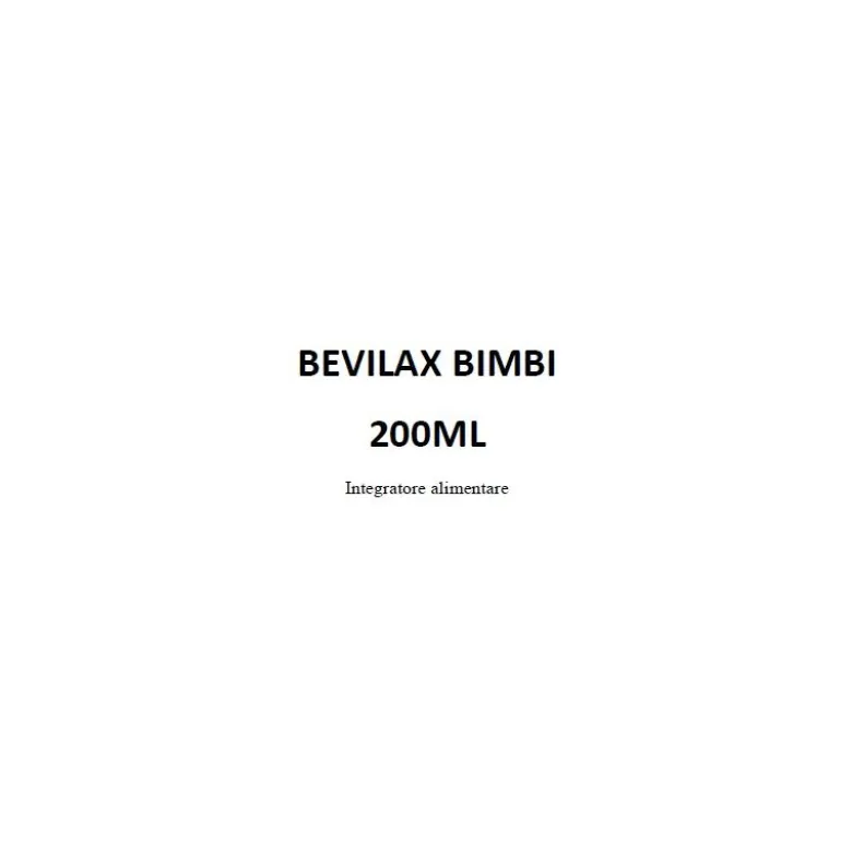 Bevilax Bimbi per Regolarità Intestinale 200ml