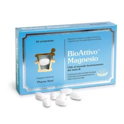 BioAttivo Magnesio per Funzione Muscolare e Ossa 90 Compresse