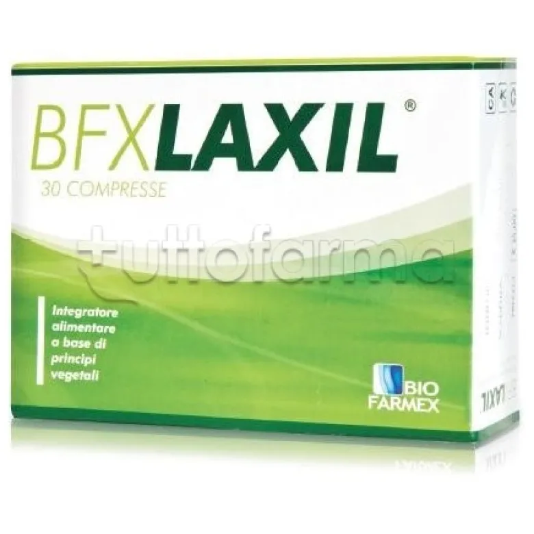 Biofarmex BFX Laxil Integratore Alimentare per Funzionalità Intestinale 30 Compresse