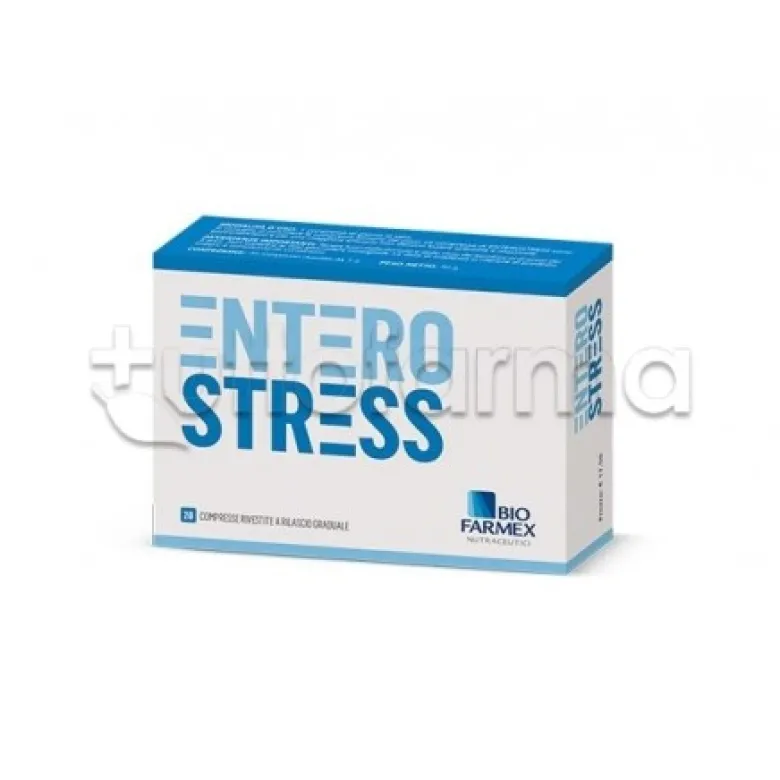 Biofarmex Enterostress Integratore per Intestino 20 Compresse