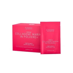 Biogena Aesthetics Collagene Marino in Polvere Amarena e Timo 15 Bustine