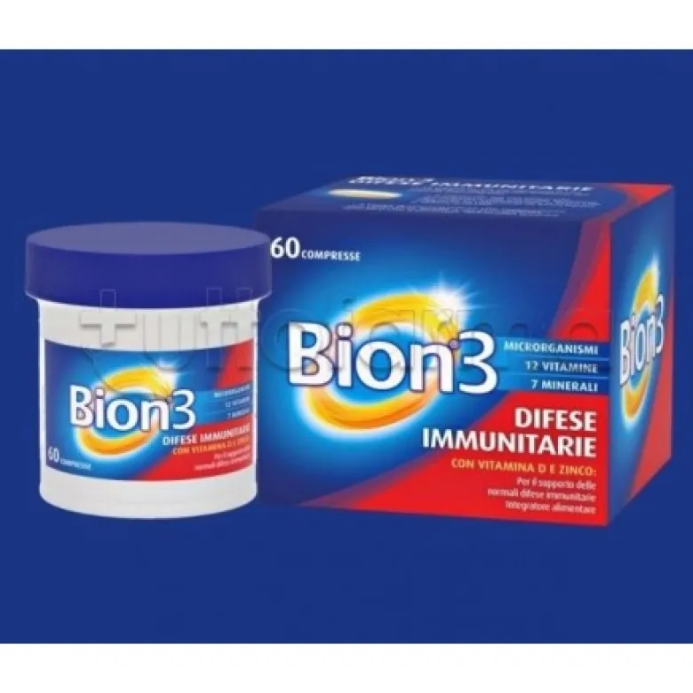 Bion 3 Difese Immunitarie Integratore con Vitamine e Minerali 60 Compresse