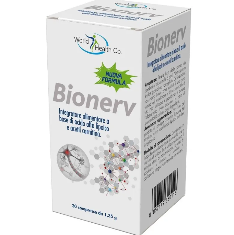 Bionerv Integratore per Sistema Nervoso 20 Compresse