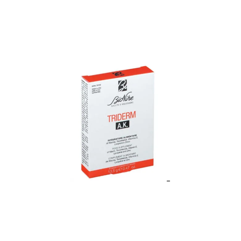 Bionike Triderm Ak Integratore per la Pelle 30 Capsule