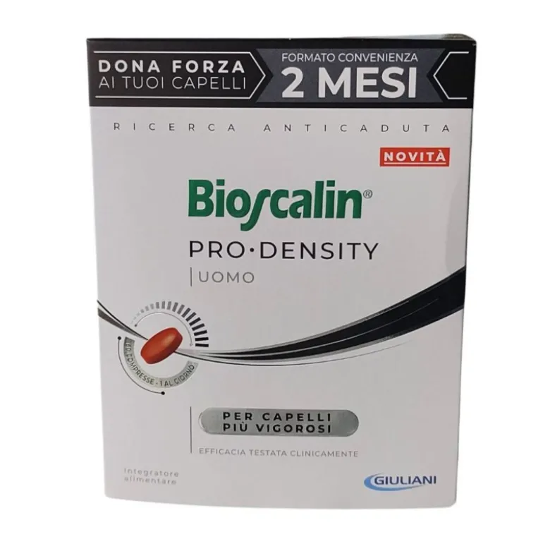 Bioscalin Pro Density Uomo Integratore per Capelli Forti 60 Compresse