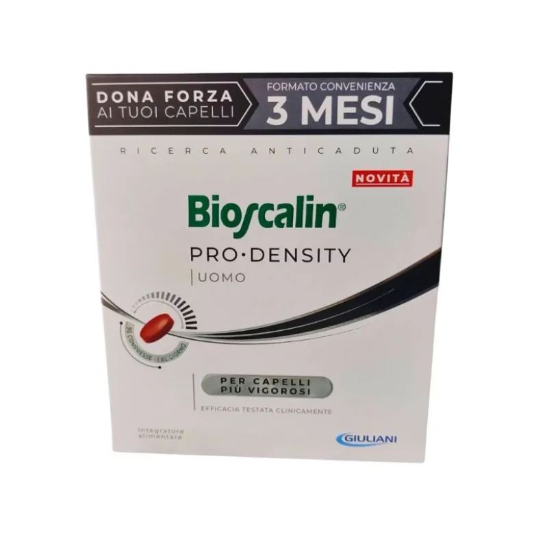 Bioscalin Pro Density Uomo Integratore per Capelli Forti 90 Compresse