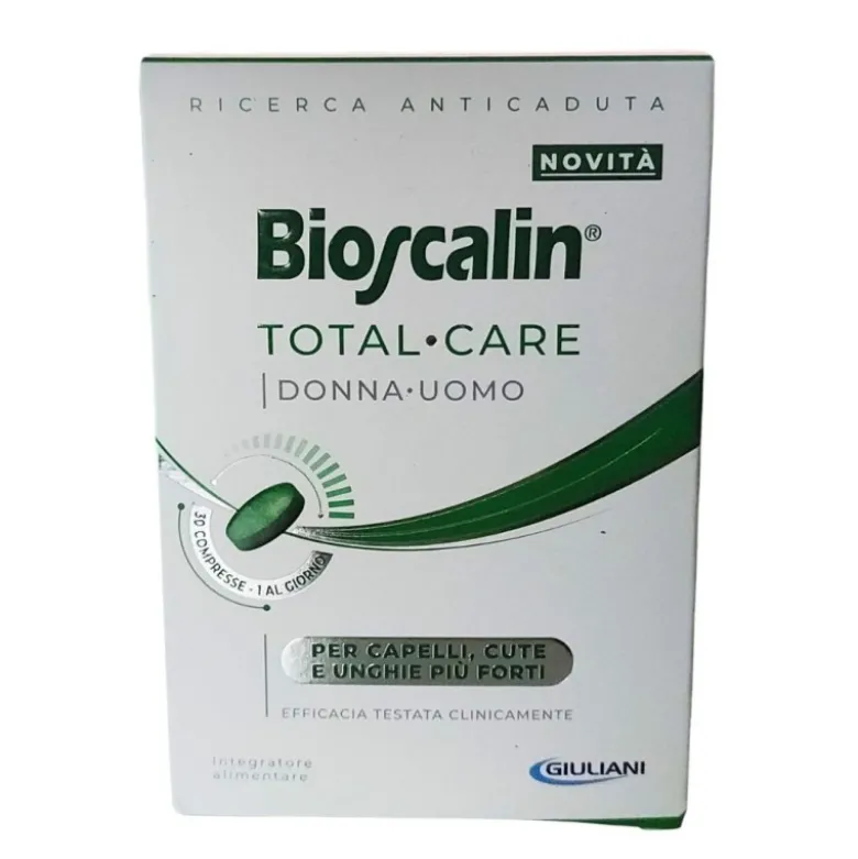 Bioscalin Total Care Verde Integratore Anticaduta Capelli 30 Compresse