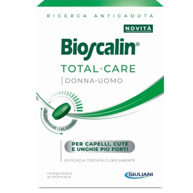 Bioscalin Total Care Verde Integratore Anticaduta Capelli 30 Compresse