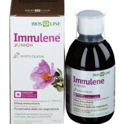 Biosline Immulene Junior Sciroppo Bambini Difese Immunitarie Echinacea Sambuco 200 ml