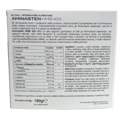 Bios Line Principium Aminasten HMB 400 Integratore per Tono Muscolare 30 Bustine
