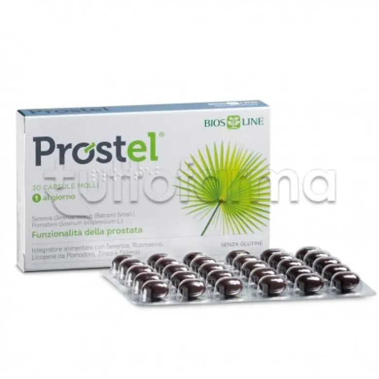 Bios Line Prostel Integratore Benessere Prostata 30 Capsule Molli