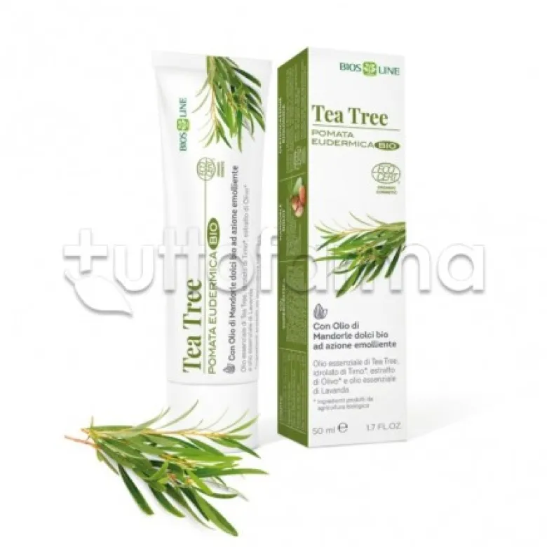 Bios Line Tea Tree Pomata Eudermica Bio Lenitiva 50ml