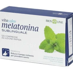 Bios Line Vitacalm Melatonina Integratore per Sonno 120 Compresse