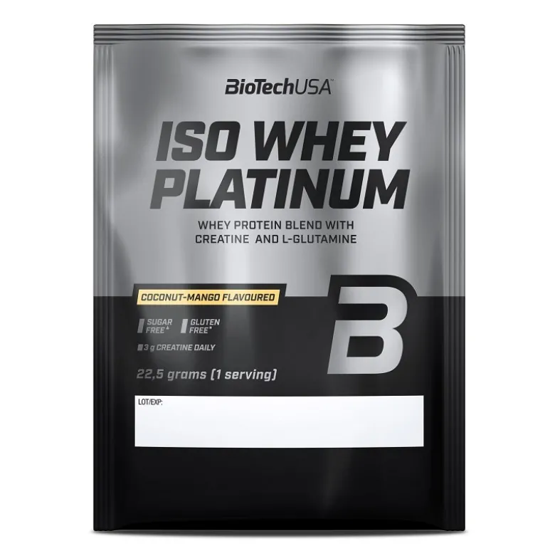 BioTechUSA Iso Whey Platinum Cocco e Mango 22,5 g
