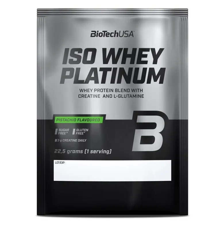 BioTechUSA Iso Whey Platinum Pistacchio 22,5 g