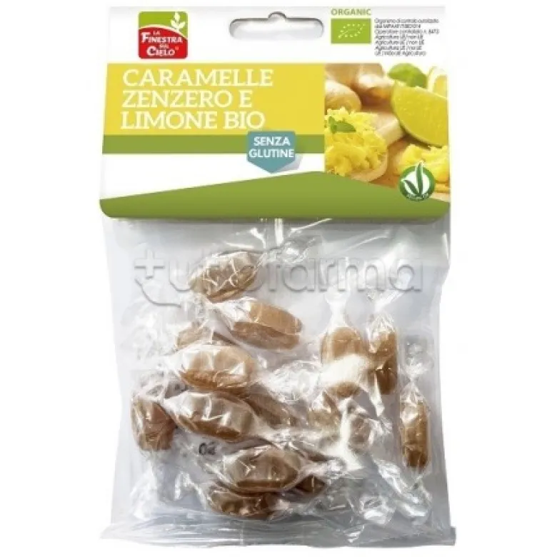 Biotobio Caramelle allo Zenzero E Limone Bio 50g