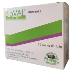 Bioval Plus Gonfiore Integratore per Intestino 20 Bustine