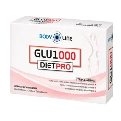BodyLine GLU1000 Dietpro Integratore per Dimagrire 30 Compresse