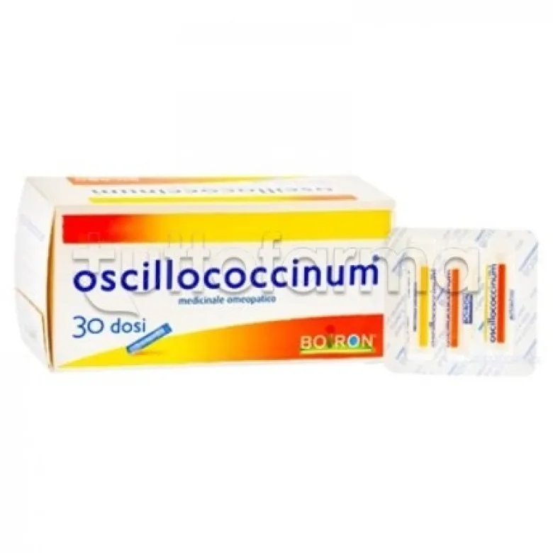 Boiron Oscillococcinum per Prevenzione e Trattamento Sintomi Influenzali 30 Tubi Dose