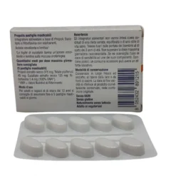 Boiron Propolis Integratore per Gola Pastiglie Masticabili al Mandarino 20 Pastiglie