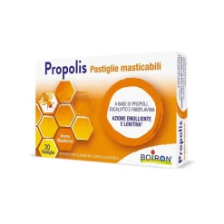 Boiron Propolis Integratore per Gola Pastiglie Masticabili al Mandarino 20 Pastiglie