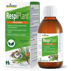 Boiron RespiPlant Sciroppo Naturale per Naso Chiuso e Mal di Gola 150ml