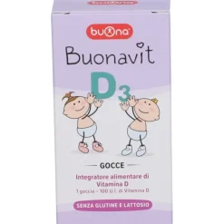 Buonavit D3 Integratore Vitamina D3 Gocce 12ml