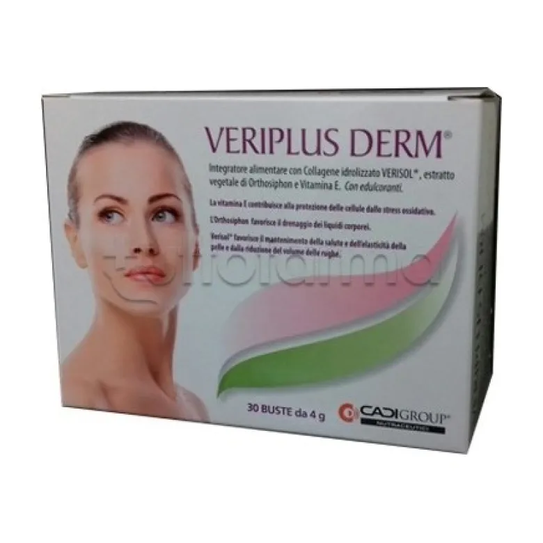 CaDi Group Veriplus Derm Integratore per la Pelle 30 Bustine