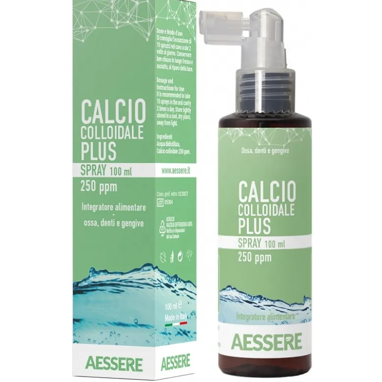 Calcio Colloidale Plus Spray per Ossa e Denti Sani 100ml