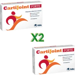 CartiJoint Forte Integratore per Articolazioni supporto articolare 2 confezioni 40 compresse