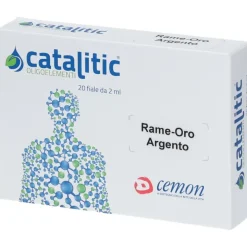 Cemon Catalitic Rame Oro Argento Oligoelementi 20 Fiale