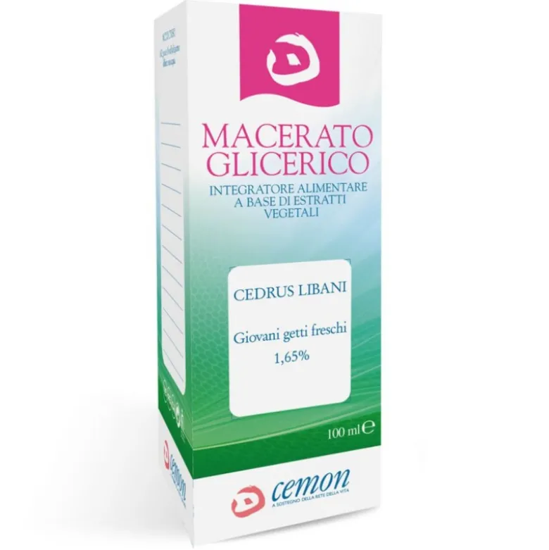 Cemon Cedrus Libani Gemme Fresche Macerato Glicerico per Benessere 100ml
