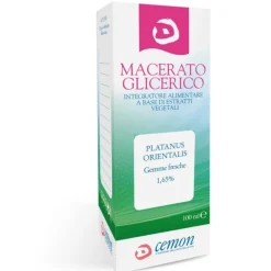 Cemon Platanus Orientalis Gemme Fresche Macerato Glicerico per Benessere 100ml