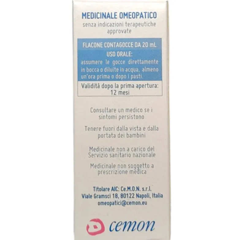 Cemon Sticta Pulmonaria 200K Gocce Omeopatiche Dynamis 20ml 18%