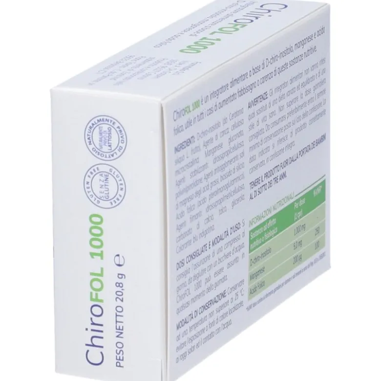 Chirofol 1000 Integratore per Aiuto Gravidanza 16 Compresse