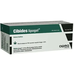 Cibides Lipogel Crema per Azione Lenitiva con CBD per la Pelle 75ml