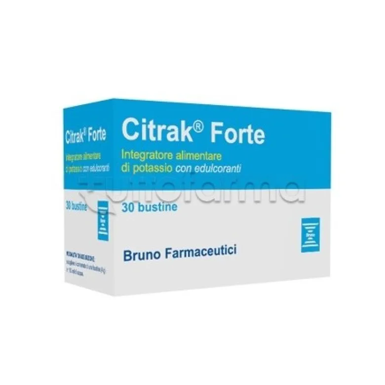 Citrak Forte Integratore di Potassio per Stanchezza 30 Bustine