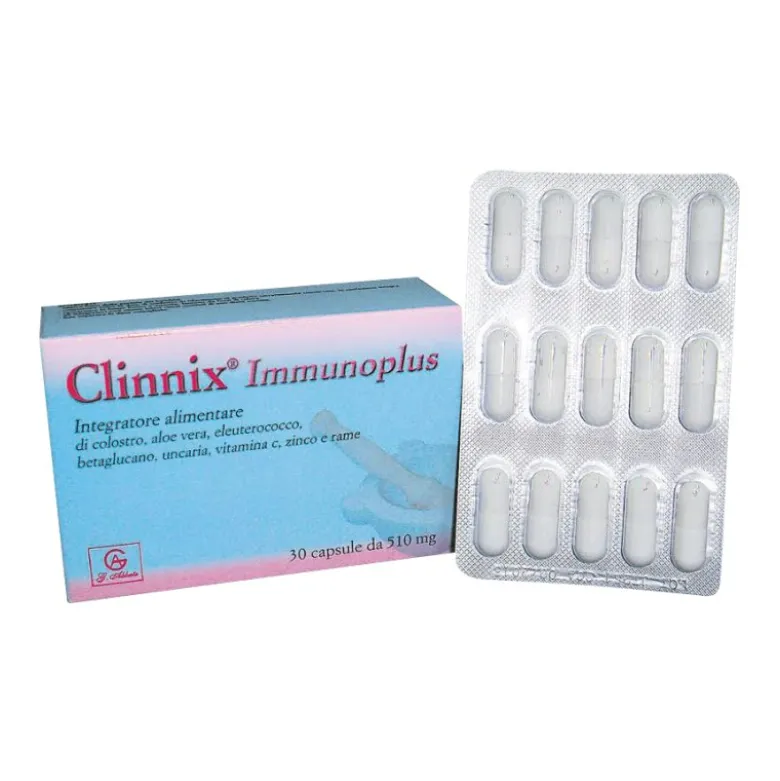 Clinnix Immunoplus Integratore per Sistema Immunitario 30 Capsule