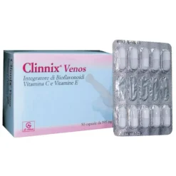 Clinnix Venos Integratore per Circolazione e Benessere Venoso 50 Capsule