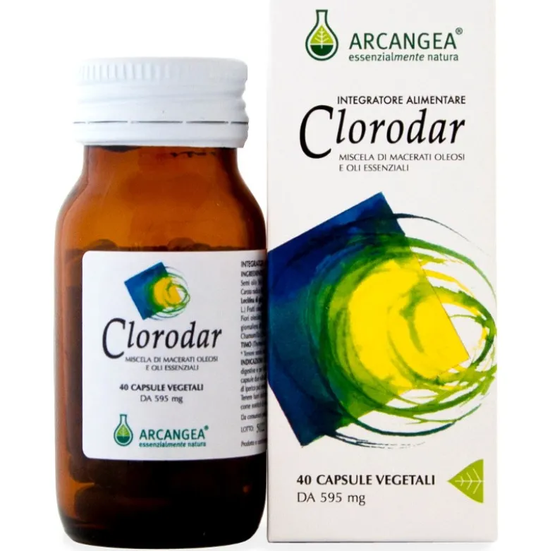 Clorodar per Benessere Intestinale 40 o 100 Capsule da 595 mg