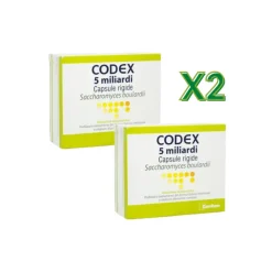 Codex 5 miliardi per Diarrea e Problemi Intestinali 30 Capsule - 2 Confezioni