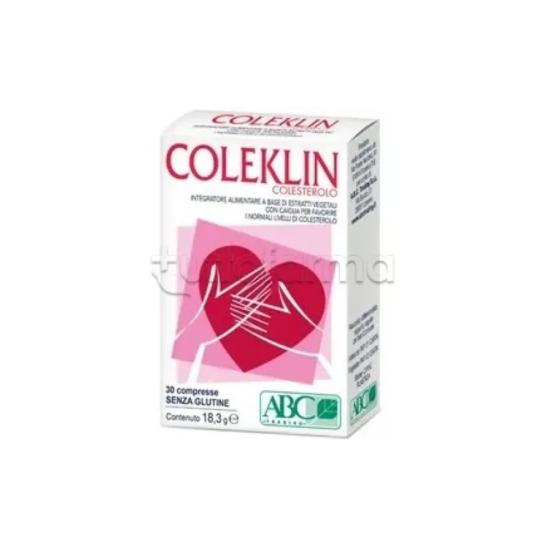 Coleklin Integratore per il Colesterolo 30 Compresse