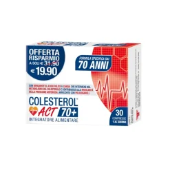 Colesterol Act 70+ Integratore per il Colesterolo 30 Compresse