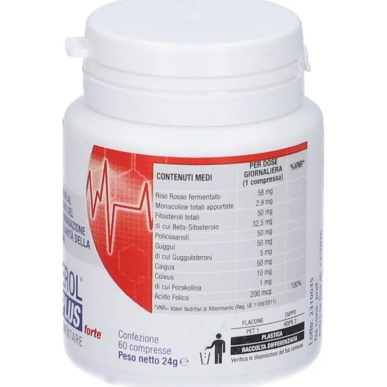 Colesterol ACT Plus Forte Integratore per il Colesterolo 60 Compresse