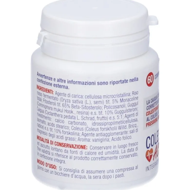 Colesterol ACT Plus Forte Integratore per il Colesterolo 60 Compresse